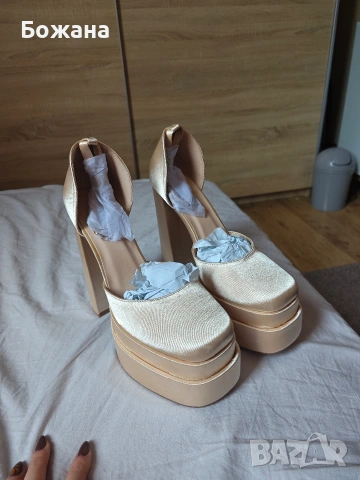 НОВИ официални обувки на висок ток , снимка 6 - Дамски обувки на ток - 53993595