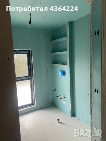 Строително монтажни работи с гипскартон стени и тавани,полагане на ламинат, снимка 15 - Монтажи - 48760478