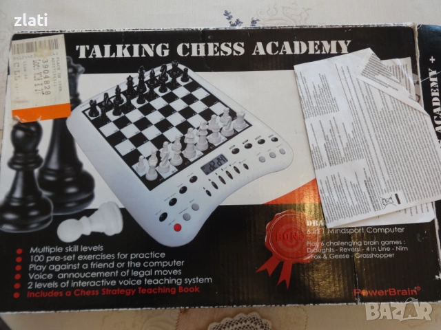 Продавам електронен шах Talking Chess Academy с обучителна гласова система, снимка 9 - Шах и табла - 53886274