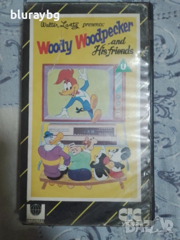 Woody Woodpecker vhs/Уди кълвача видеокасета