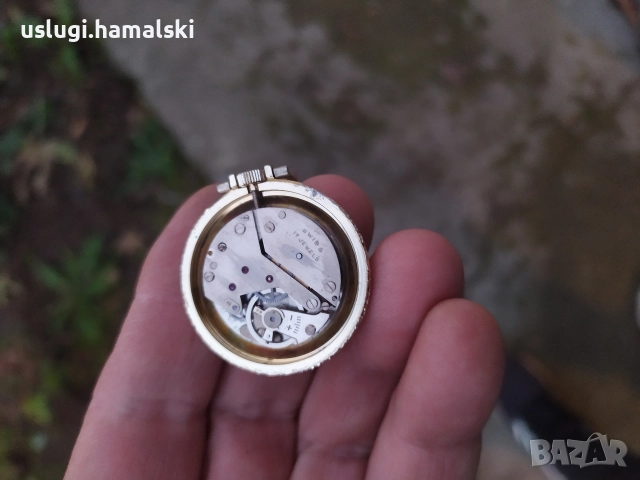 Швейцарски джобен часовник, снимка 5 - Антикварни и старинни предмети - 52615523