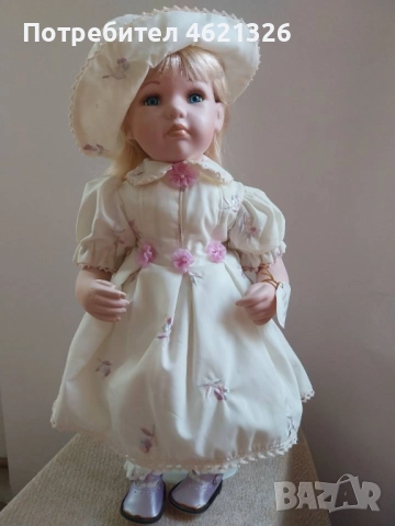 Винтидж колекционерска порцеланова кукла с ограничено издание от колекцията Leonardo рядка, снимка 10 - Декорация за дома - 52089112