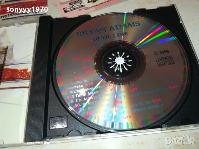 BRAYAN ADAMS CD 0212241404, снимка 4 - CD дискове - 48194303