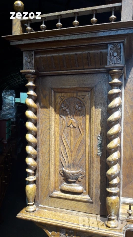 Шкаф антикварен масив, снимка 9 - Шкафове - 53070763