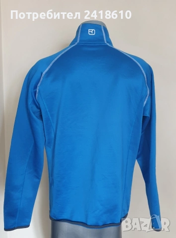 ORTOVOX Merino Inside Stretch Full Zip Mens Size L ОРИГИНАЛ! Мъжко горнище с цял цип - тик яке!, снимка 3 - Спортни дрехи, екипи - 53668746