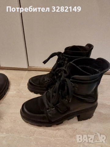 Дамски боти с ток , снимка 2 - Дамски боти - 52147279