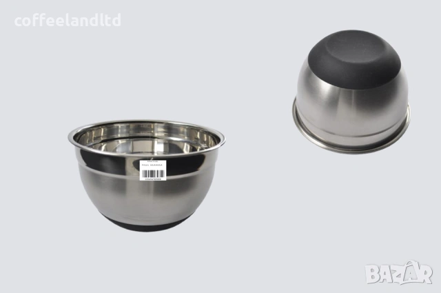  Купа неръждаема 22 см, гумирана - 7138