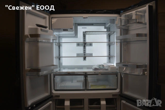 Голям хладилник Side by Side FrenchDoor Siemens KF96DPXEA iQ700, ледогенератор, Total Nofrost, снимка 8 - Хладилници - 53335287