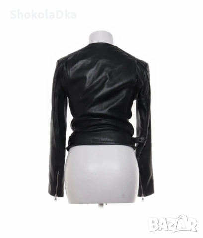 Massimo Dutti кожено яке XS, снимка 2 - Якета - 52382188