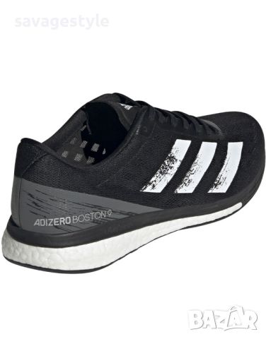 Мъжки маратонки ADIDAS Adizero Boston 9 Boost Running Shoes Black, снимка 4 - Маратонки - 46321924