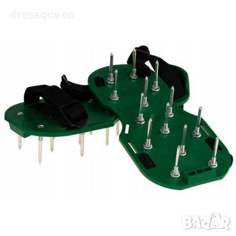 4910 Комплект обувки за аериране на морава с 26 метални шипа – универсален размер, снимка 2 - Други стоки за дома - 53906170