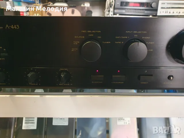 Усилвател Pioneer A-443 Две по 80 вата на 4 ома. В отлично техническо и визуално състояние., снимка 4 - Ресийвъри, усилватели, смесителни пултове - 47218133