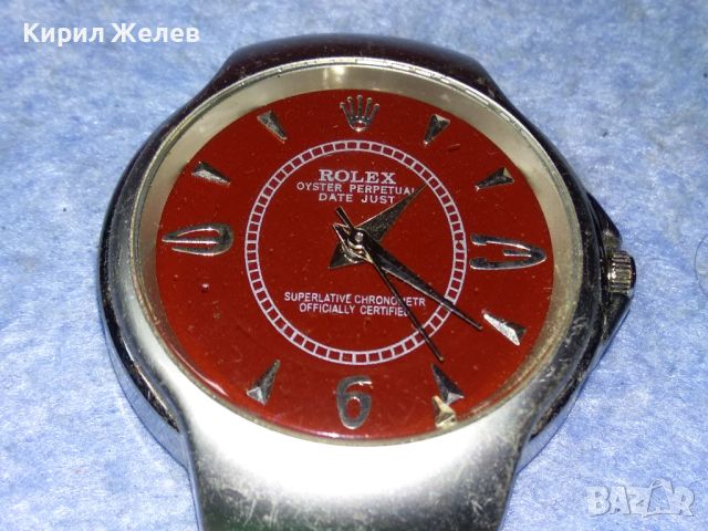 ROLEX ЕФЕКТНА РЕПЛИКА на РОЛЕКС - КРАСИВ КВАРЦОВ РЪЧЕН ЧАСОВНИК 43073, снимка 6 - Мъжки - 45101512