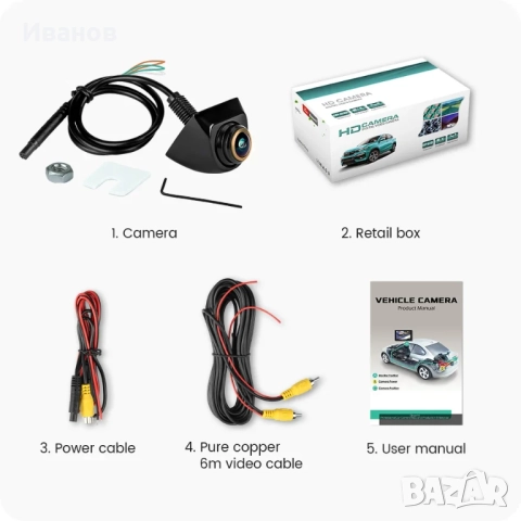 Камера за заден ход , снимка 2 - Аксесоари и консумативи - 52280288