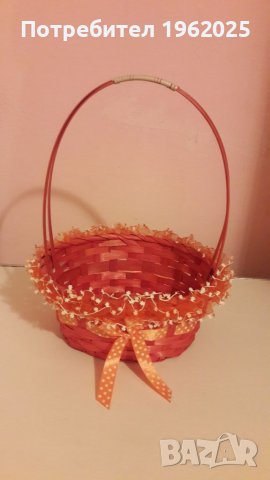 Великденска кошница и панер, снимка 3 - Декорация за дома - 45305679