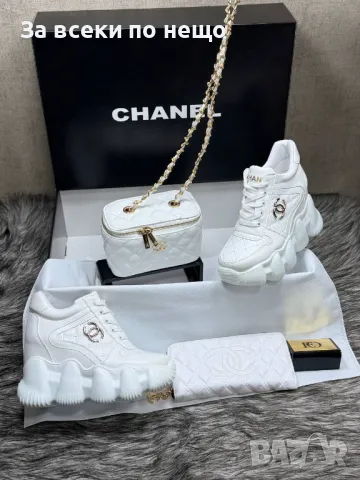 Chanel Дамски Спортни Обувки👟Дамски Маратонки Шанел Код D2012, снимка 4 - Маратонки - 49382975