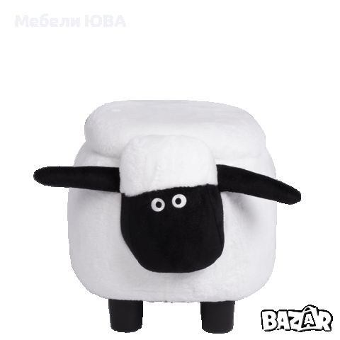 ДЕТСКА ТАБУРЕТКА Shaun the sheep, снимка 2 - Дивани и мека мебел - 46160044