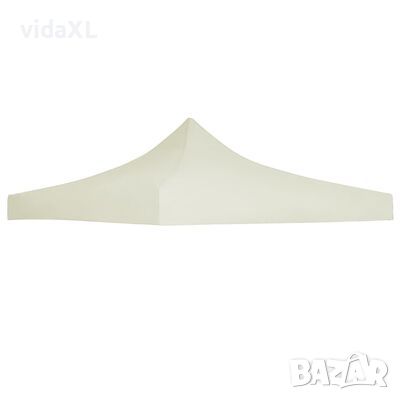 vidaXL Покривало за парти шатра, 3х3 м, кремаво（SKU:44983