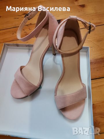 Елегантни сандали на ток, снимка 1 - Дамски елегантни обувки - 45886075