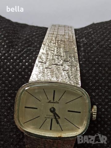 Сребърен дамски часовник Medalia 17 камъка-835 проба механика ,работещ,30 грама , снимка 8 - Антикварни и старинни предмети - 46358237
