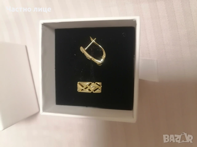 Нови дамски обеци със златно покритие , снимка 3 - Обеци - 53196132