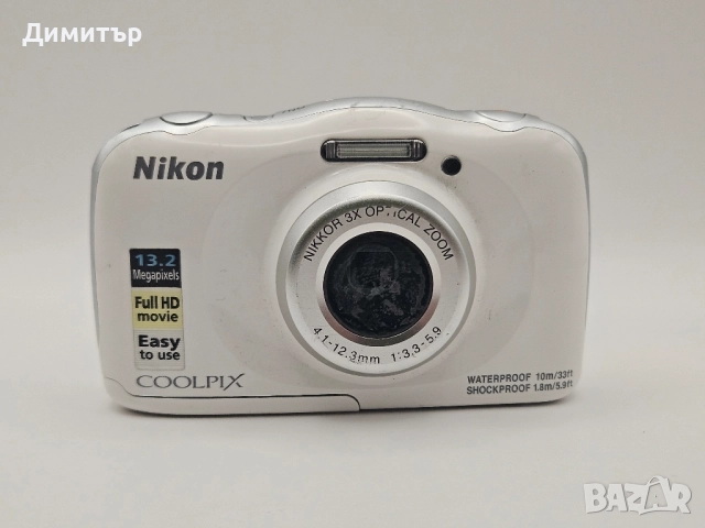 Nikon Coolpix w100 waterproof дигитална фото камера с батерия водоустойчива