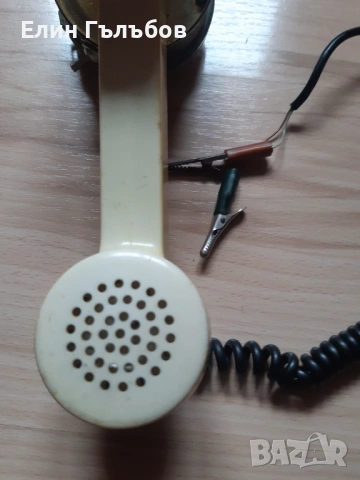 Телефон с шайба и крачета (тип крокодилчета) за захващане от АТЦ, снимка 12 - Антикварни и старинни предмети - 53096137