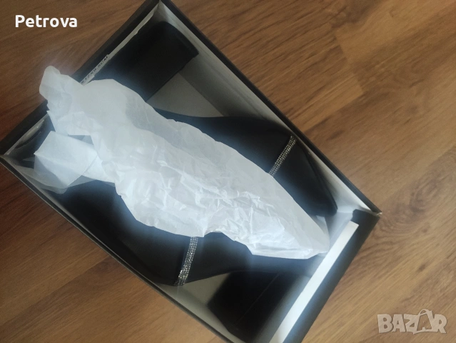 Официални обувки с дебел ток , снимка 5 - Дамски обувки на ток - 53404597