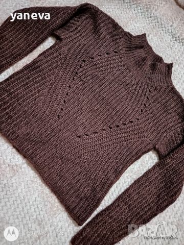 Дамски дебел пуловер , снимка 1 - Блузи с дълъг ръкав и пуловери - 45257094