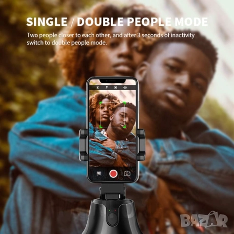 Портативна въртяща селфи стик стойка 360 градусова стойка за камера, снимка 6 - Селфи стикове, аксесоари - 52035094