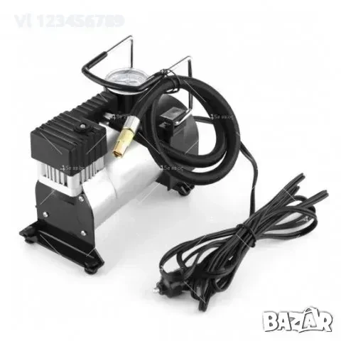Мощен метален компресор за помпане на автомобилни гуми