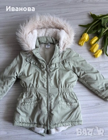 Детско  зимно яке парка за момиче, снимка 2 - Детски якета и елеци - 54246214