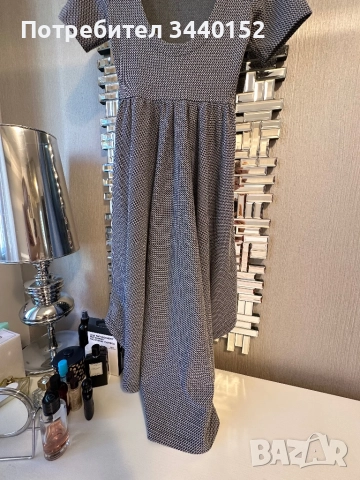 Рокля, асиметрична, пепит