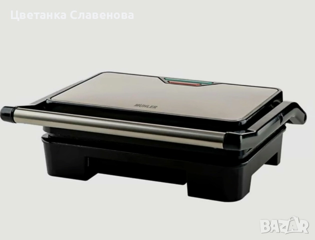 Грил -тостер ,сандвич преса Muhler MHT-889S, снимка 3 - Тостери - 52413687