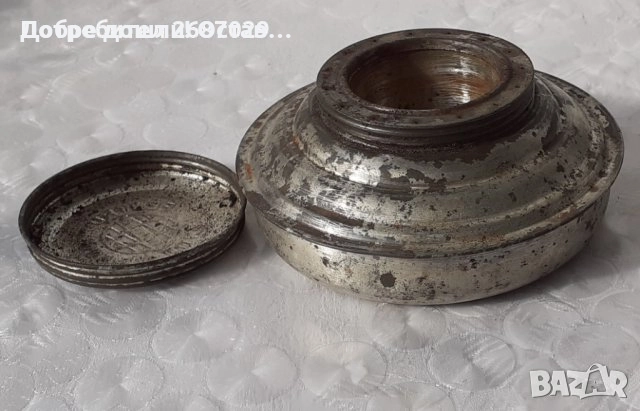  Стар спиртник котлон примус горелка печка с керамичен съд и надпис, котлони, снимка 15 - Други ценни предмети - 28950029