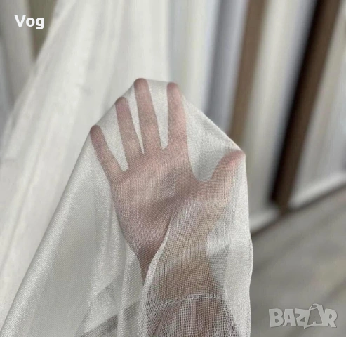 ТЮЛЕНИ ПЕРДЕТА - ГОТОВИ УШИТИ С КУКИЧКИ, снимка 12 - Пердета и завеси - 53396351