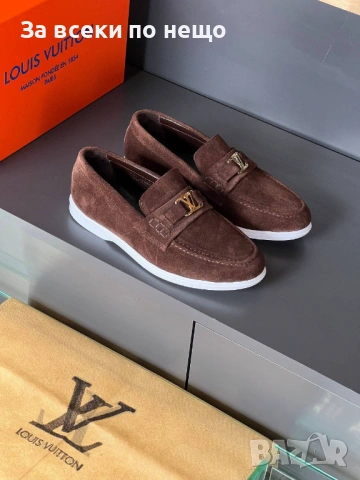 Louis Vuitton Мъжки Ежедневни Обувки Естествена кожа Луис Витон - Налични Различни Цветове Код E1278