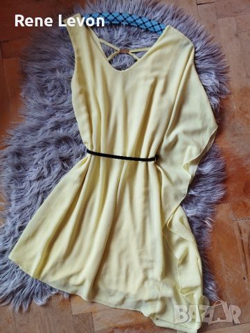 Малка жълта рокля , снимка 1 - Рокли - 45841706