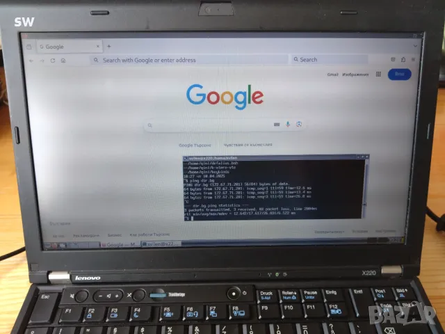 лаптоп Lenovo Thinkpad x220 IPS 16gb-RAM 240gb-ssd, снимка 3 - Лаптопи за работа - 49841905