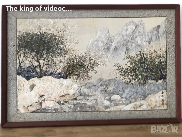 Авторска голяма картина ( ръчно направена от мидички ) , снимка 2 - Картини - 52546278