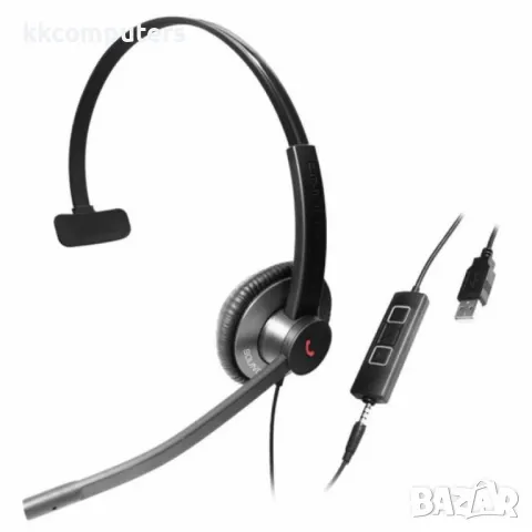 Addasound EPIC 501 Mono, UC, черни,USB, жак Слушалки с микрофон