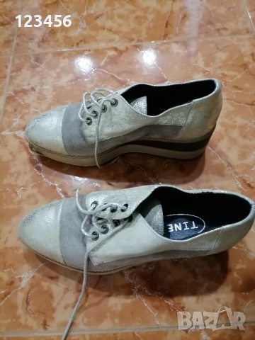 Дамски пролетно есенни обувки Times, 37 номер, естествена кожа , снимка 5 - Дамски ежедневни обувки - 52095815