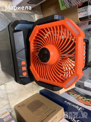 Къмпинг Вентилатор с Мъгла / С дистанционно управление и LED, снимка 6 - Други стоки за дома - 52211732