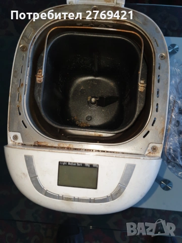 Хлебопекарна Горение повредена за части с резервна кофичка, снимка 2 - Хлебопекарни - 53828511