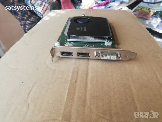 Видео карта NVidia Quadro FX 580 512MB GDDR3 128bit PCI-E, снимка 2 - Видеокарти - 48088724