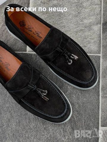 Loro Piana Дамски Черни Ежедневни Обувки Естествена Кожа🥿Дамски Мокасини Лоро Пиана Код E551, снимка 4 - Дамски ежедневни обувки - 50824602