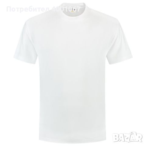 Бяла мъжка тениска , снимка 1 - Тениски - 46224640