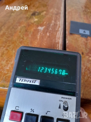 Стар калкулатор Tempest, снимка 6 - Други ценни предмети - 54083578