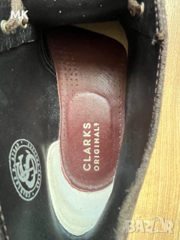 Дамски велурени боти Clarks Desert Boot №40, снимка 3 - Дамски боти - 54235641