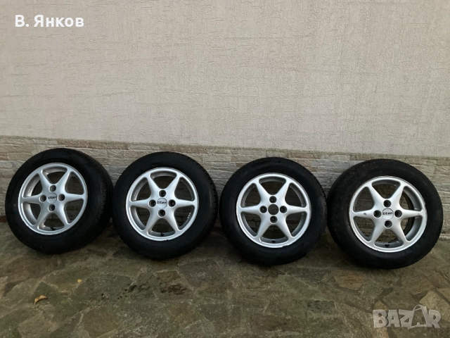 Джанти 14 цола с гуми 175/65 R14 - 4 бр., снимка 2 - Гуми и джанти - 52263547